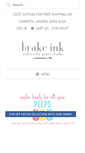 Mobile Screenshot of brakeink.com